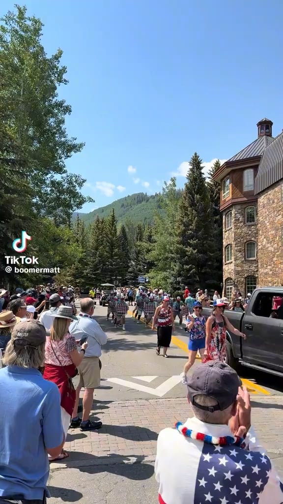 The Viral Precision Lawn Chair Brigade in Vail’s Fourth of July Parade