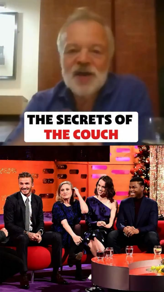 Graham Norton explains his couch seating decisions