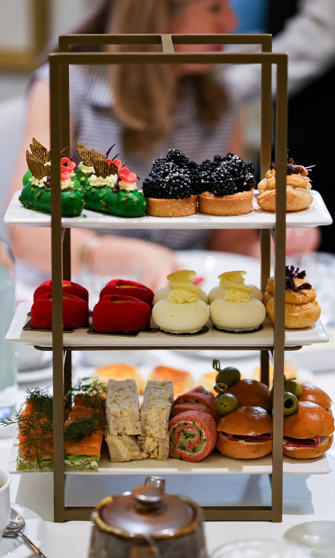Guests at the live Right Royal Podcast recording sat down to the Taj's delectable Midsummer Night's Dream afternoon tea