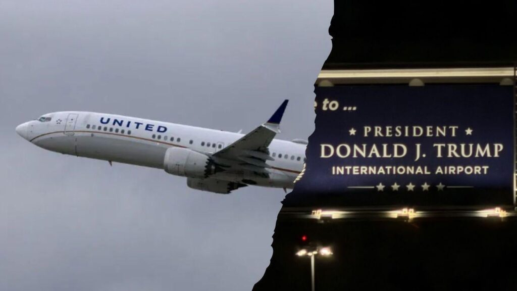 United to offer travelers free flight changes to avoid landing at Trump International Airport