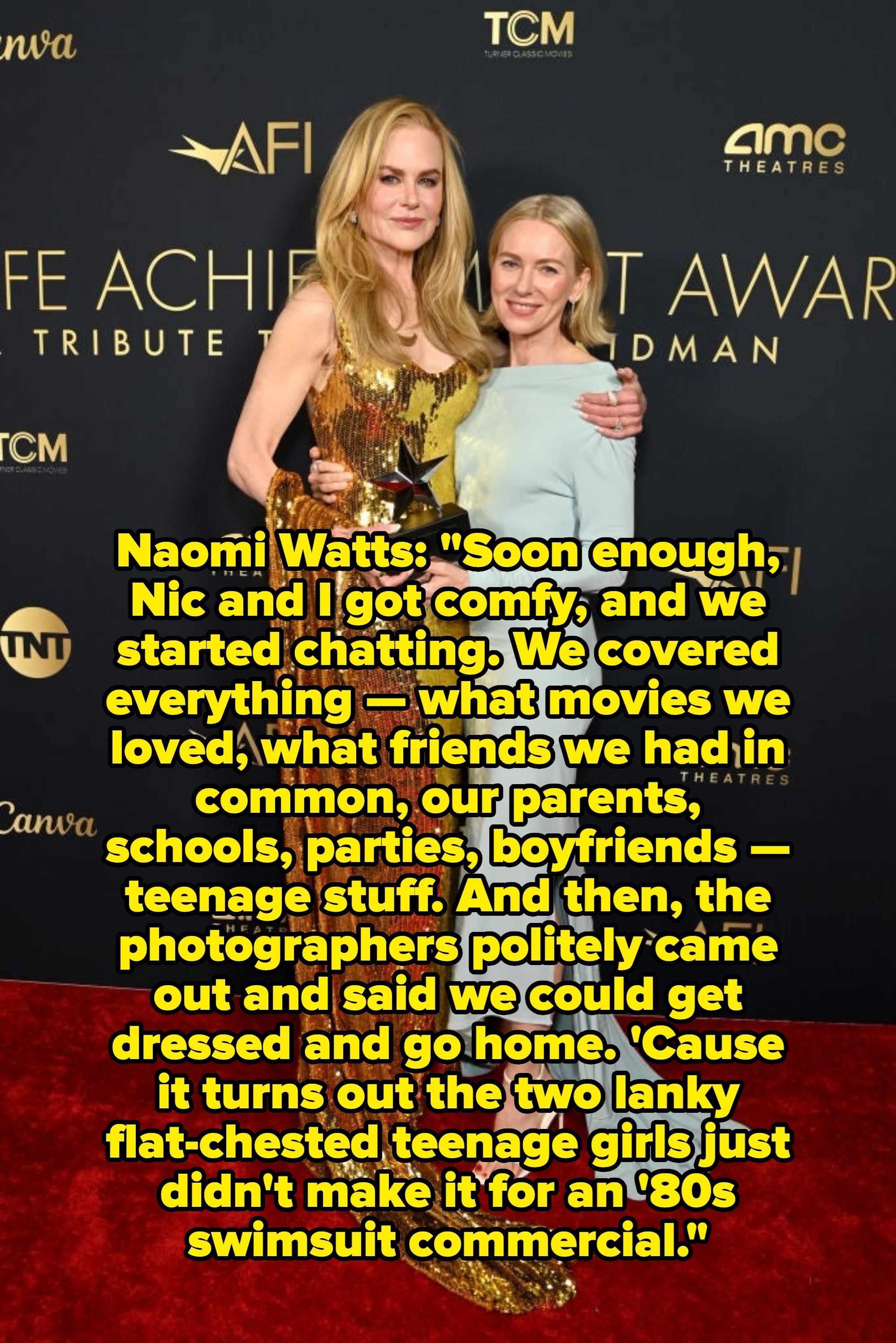 Nicole Kidman and Naomi Watts in 2024