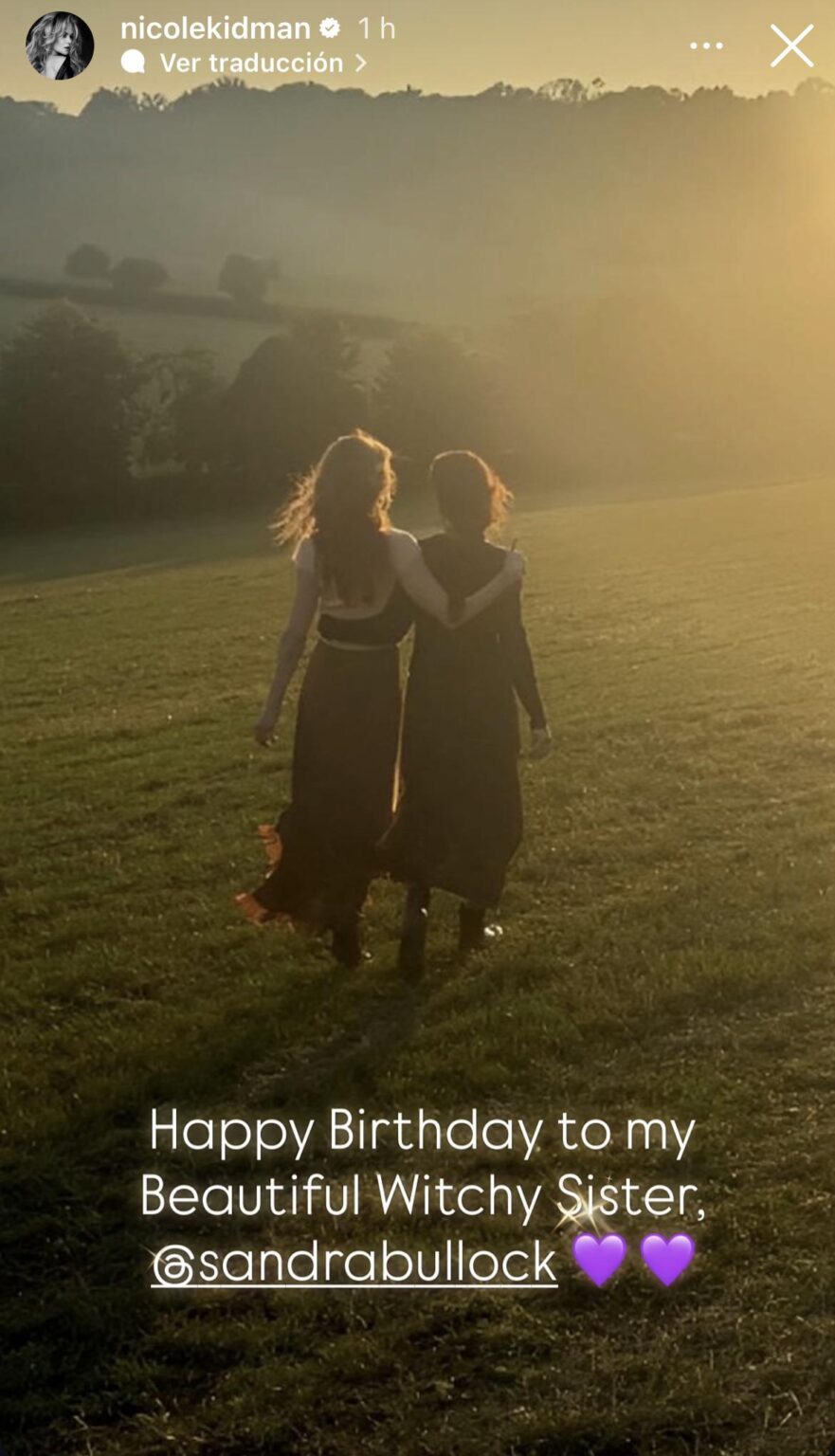 Nicole Kidman wishes her ‘beautiful witchy sister’ Sandra Bullock a happy 62nd birthday