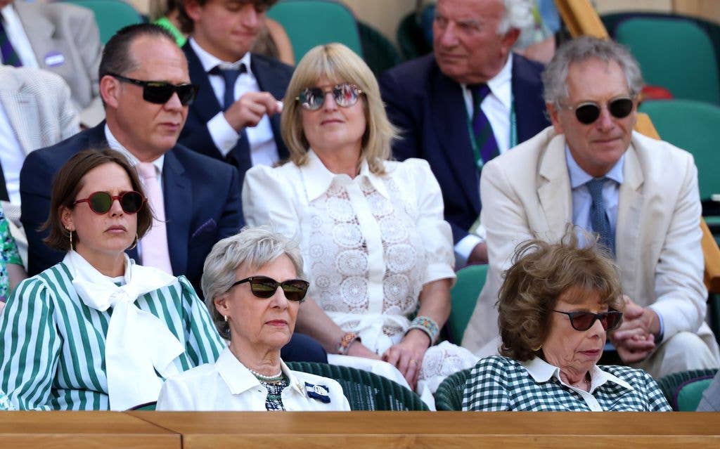 The Duchess of Gloucester and Lady Sarah Keswick are seen attending in the Royal Box on day eight 