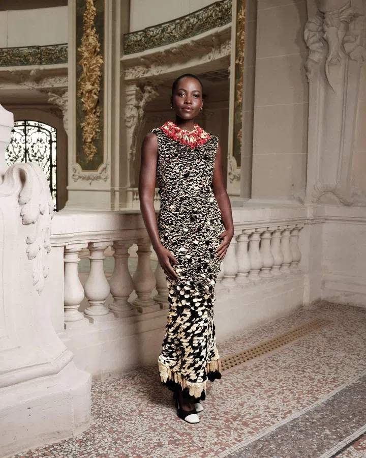 Lupita Nyong; at Chanel Fall Winter 2026 Haute Couture show
