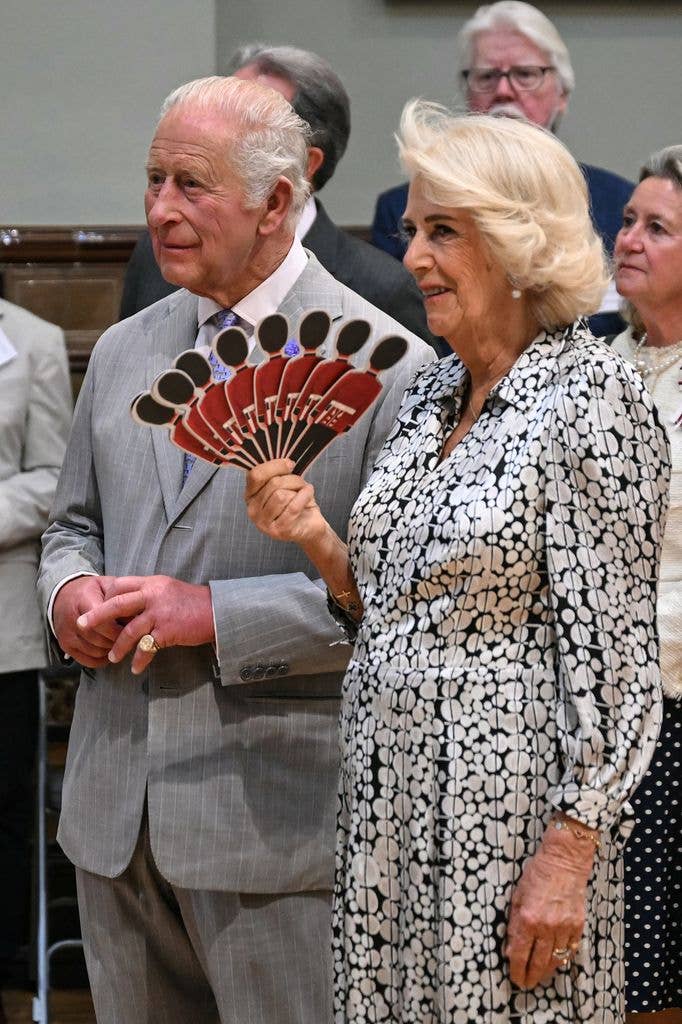 Camilla was complimented on her fan