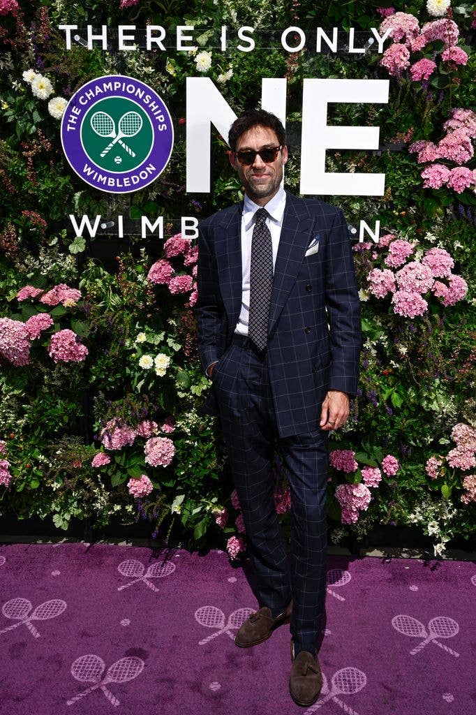 Alex Hassell in the Arrivals Hub at The Championships 2026