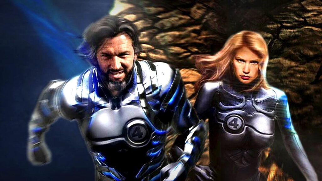 Reed Richards and Sue Storm in Cancelled Fantastic Four movie