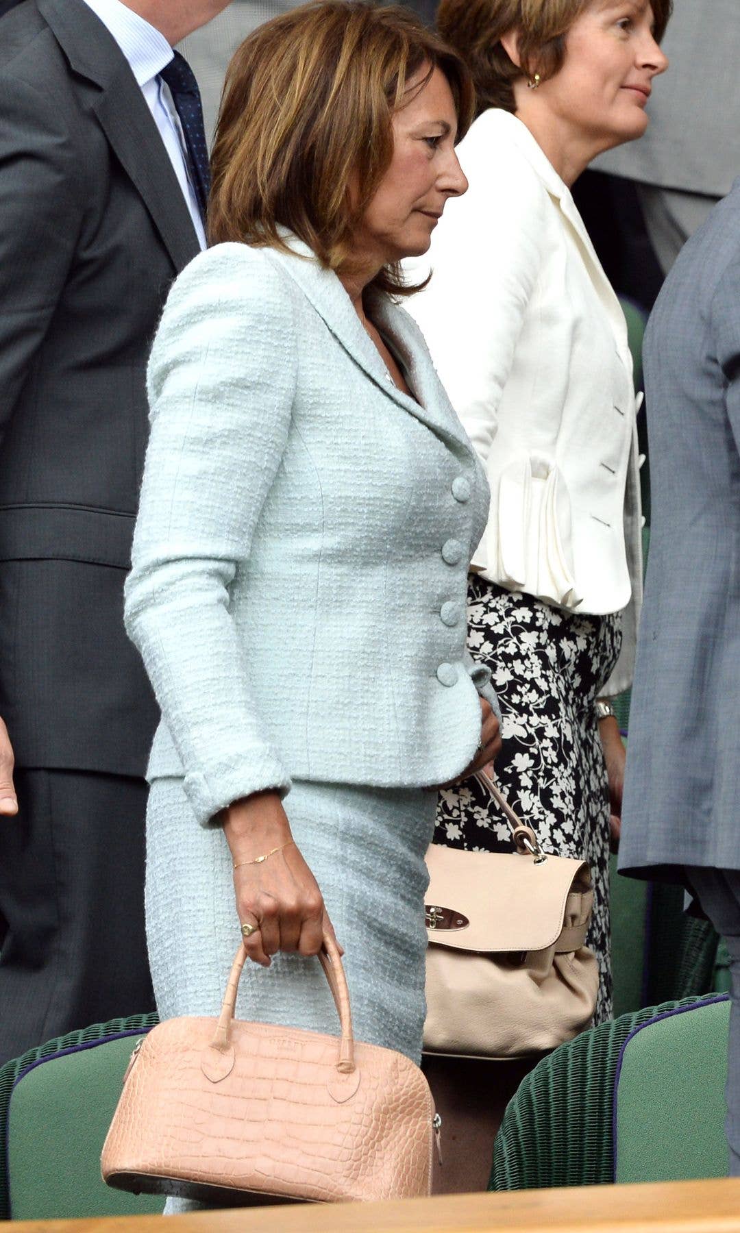 The Party Pieces founder wore a similar suit to the Novak Djokovic v Gilles Simon match in 2014