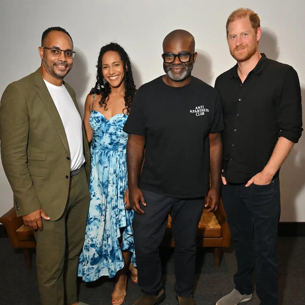 Prince Harry attends London premiere of Misan Harriman’s new film