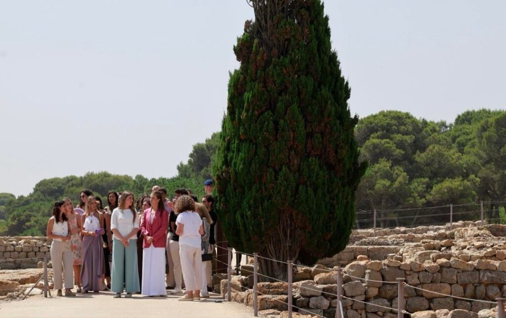 Princess Leonor and Infanta Sofía at the Empúries archaeological complex, in L'Escala (Girona) for the Princess of Girona Awards 2026