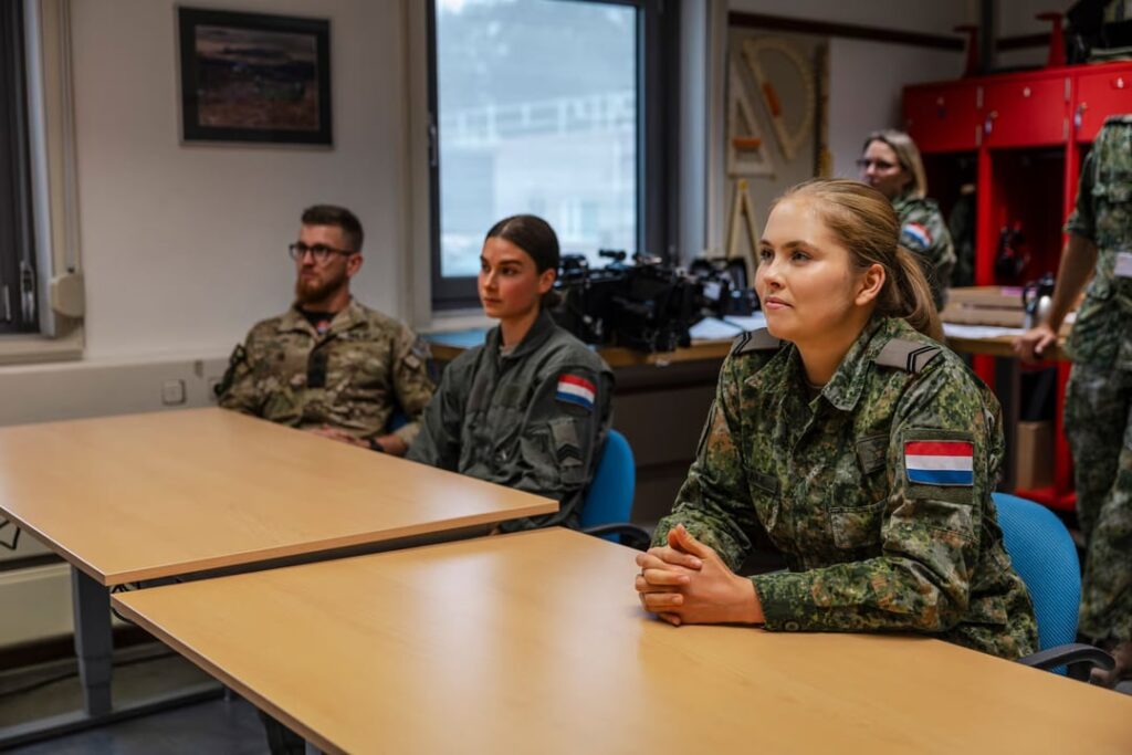 The Princess of Orange completed military work-study assignment with the Royal Netherlands Air Force