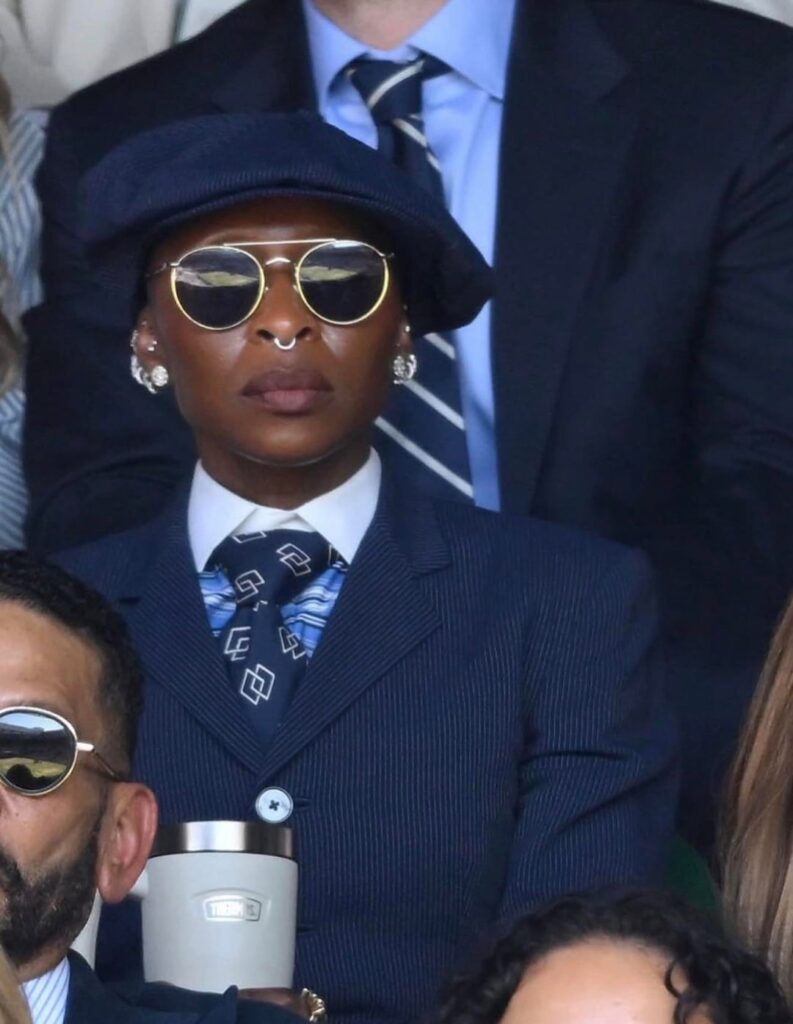 Cynthia Erivo at the Wimbledon men’s final (July 12, 2026)