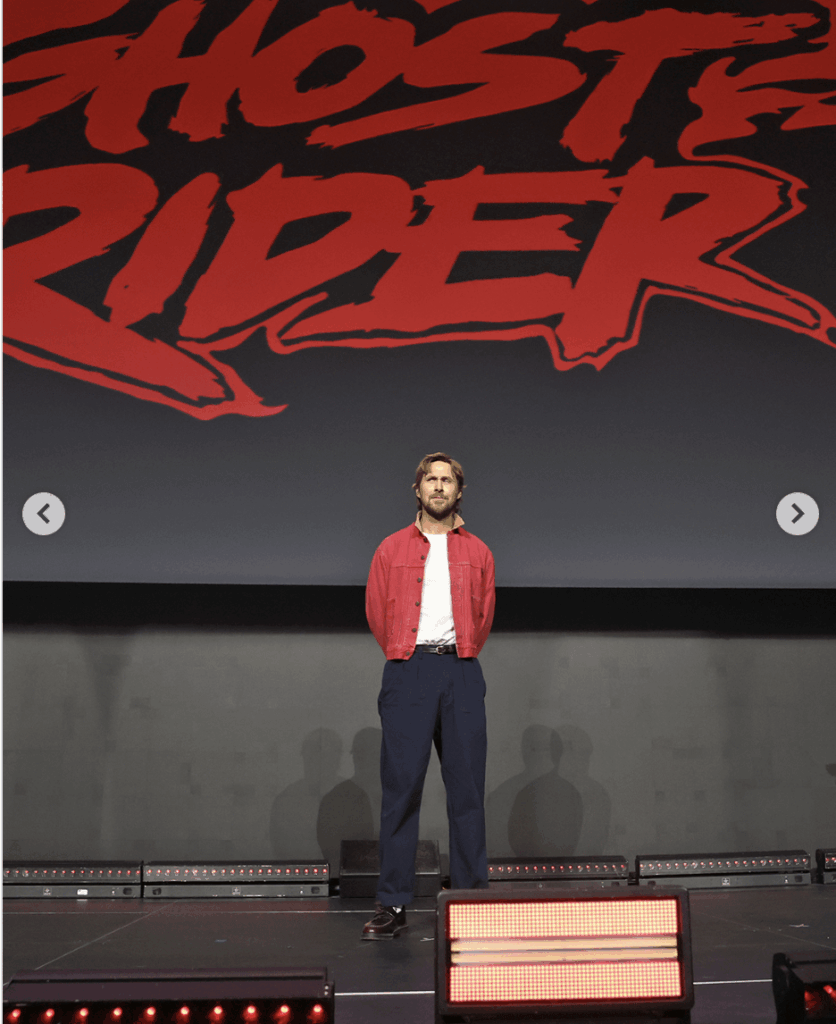 Ryan Gosling is now the new GHOSTRIDER. Interesting to see, wether he is able to replicate the success of Hail Mary to this one.