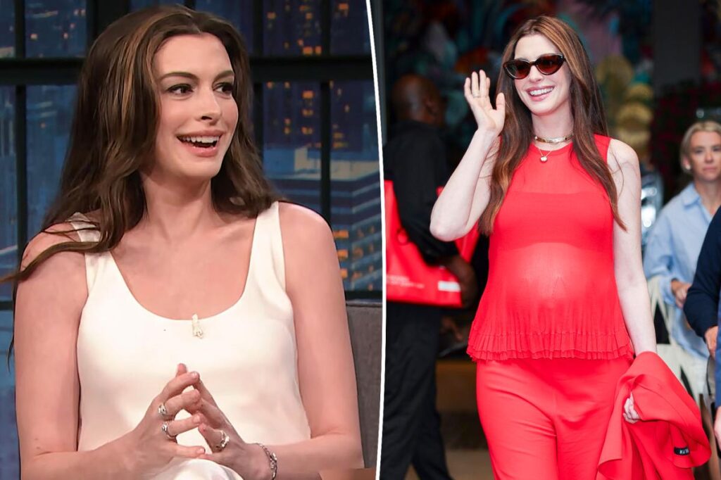 Anne Hathaway, 43, reveals whether ‘buzzer beater’ pregnancy was planned Anne Hathaway, 43, reveals whether 'buzzer beater' pregnancy was planned