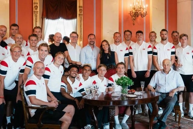 The NRF celebrated with World Cup players and fans