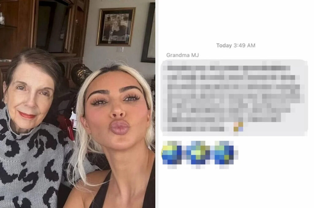 Kim Kardashian’s Bizarre Tribute To Her Grandma MJ Has To Be Seen To Be Believed