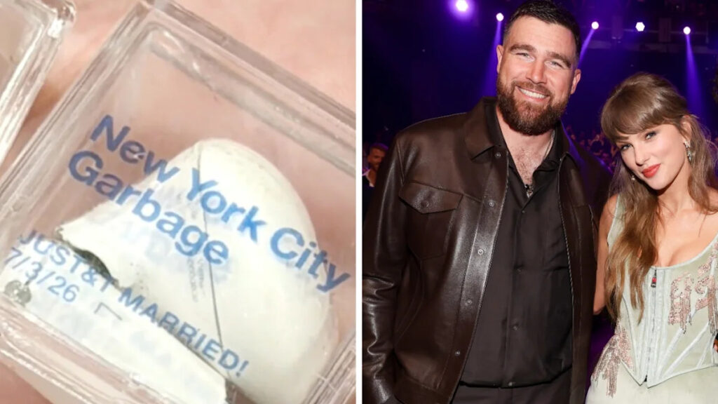 Trash from Taylor Swift’s wedding is selling for up to $100 thanks to one NYC artist — and fans are buying it Trash from Taylor Swift’s wedding is selling for up to $100 thanks to one NYC artist — and fans are buying it