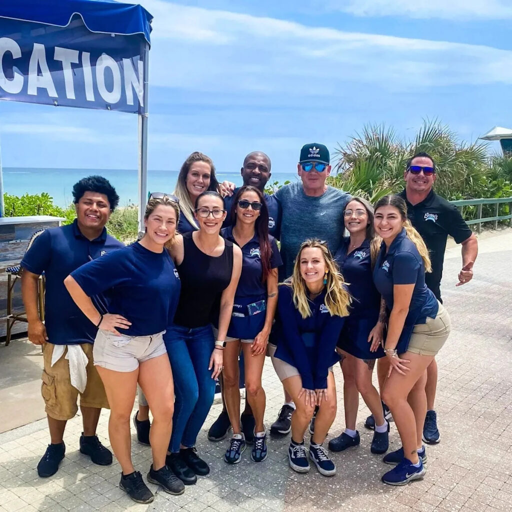 Take a look at celebrities spotted at Benny's on the Beach