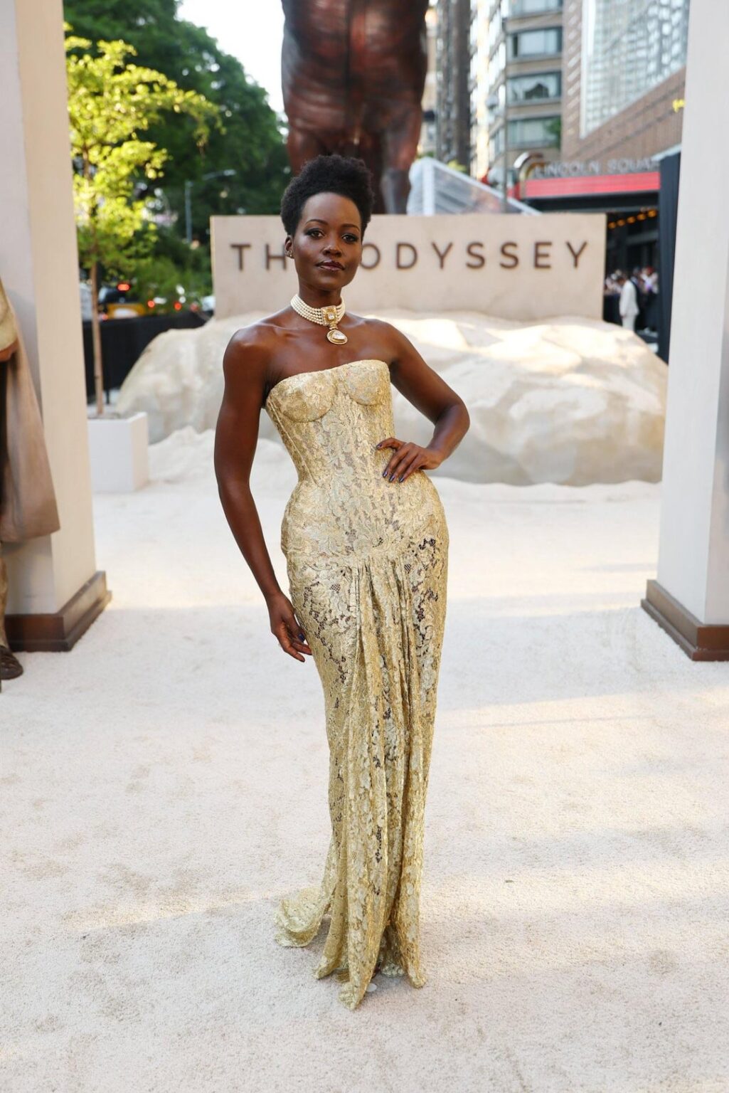 Lupita Nyong’o attends “The Odyssey” New York Premiere