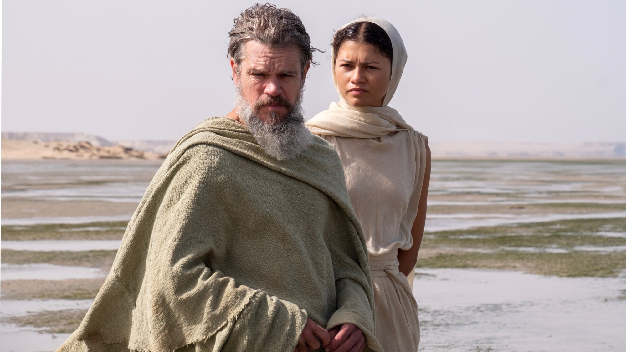 Matt Damon is Odysseus and Zendaya is Athena in
