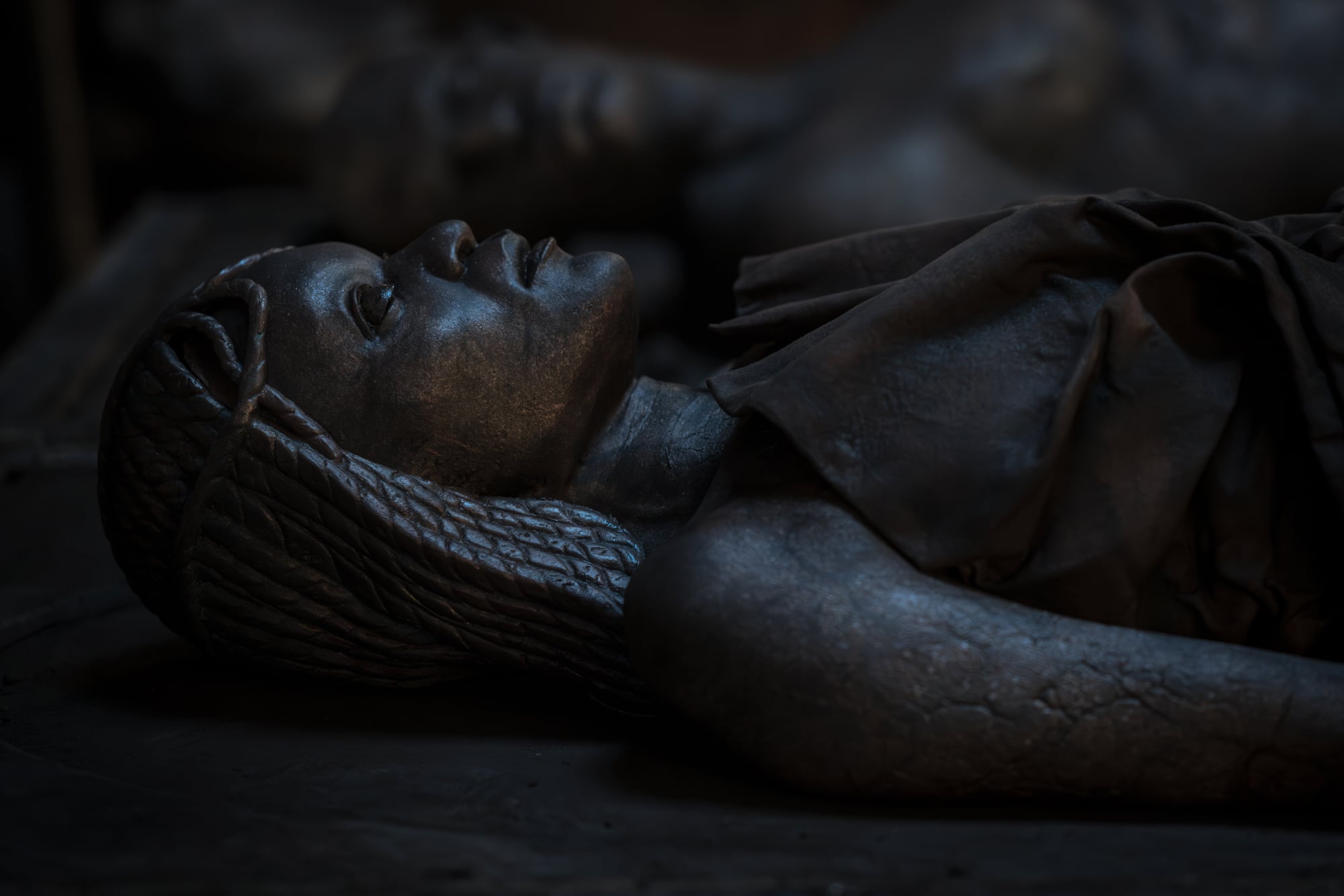 Akasha sleeps in