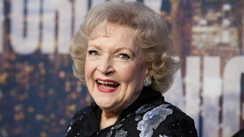 Betty White smiling