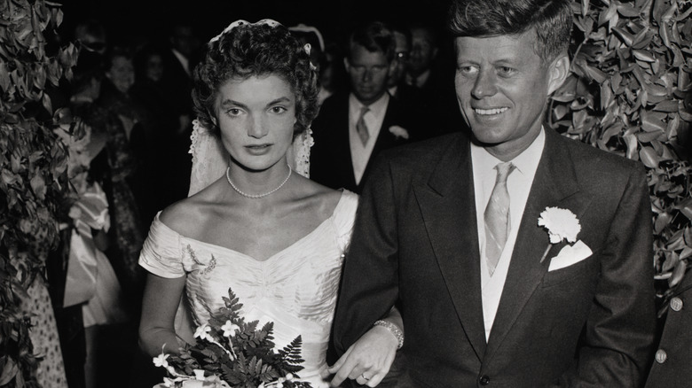 JFK and Jackie Kennedy's wedding in 1954