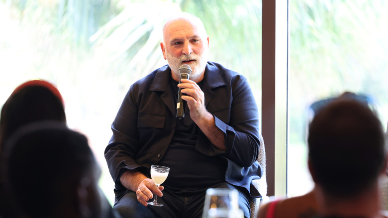 Chef José Andrés speaks before an audience