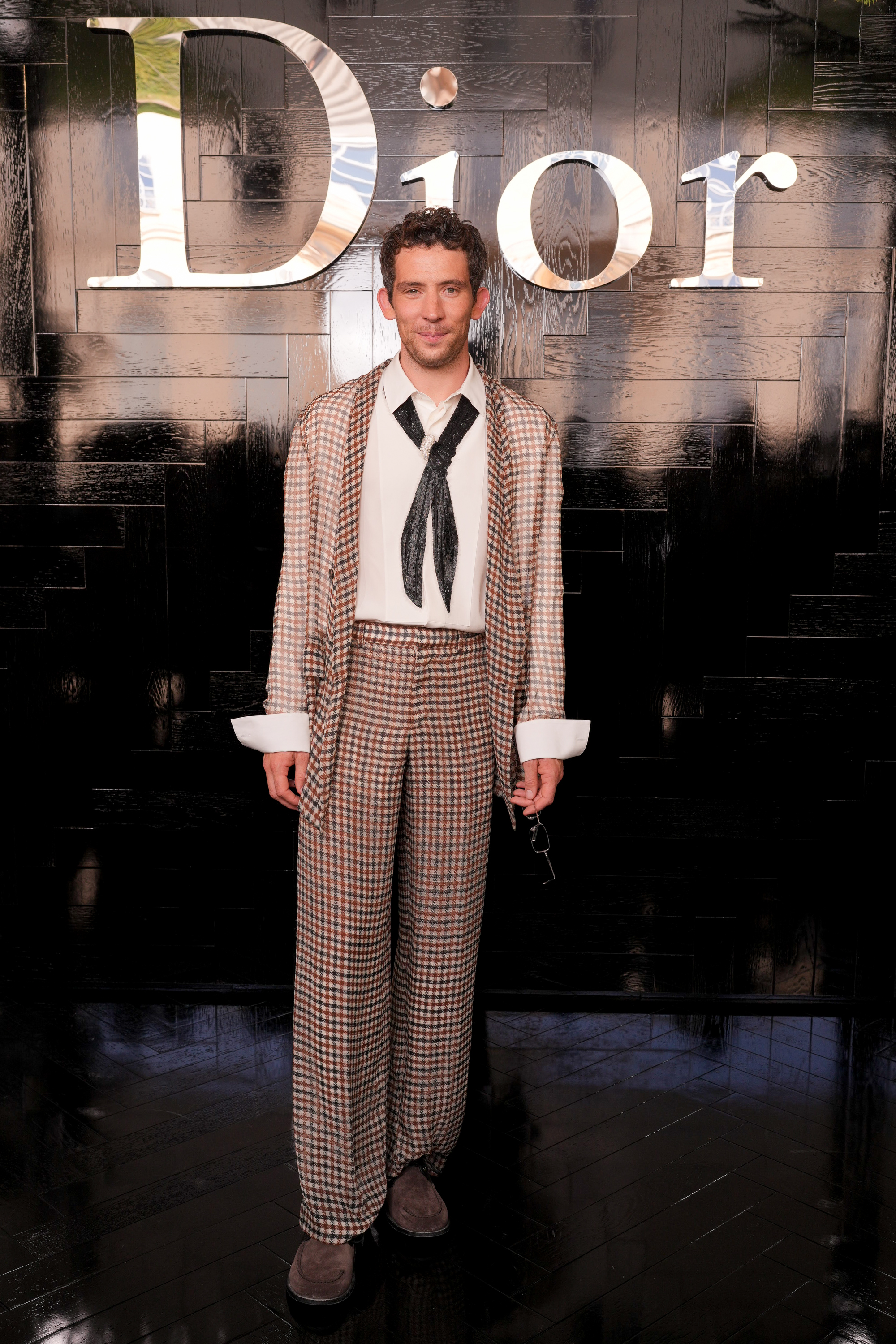 Josh O'Connor at the Dior show.