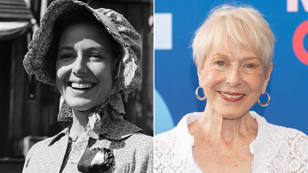 A split of Karen Grassle on Little House on the Prairie.