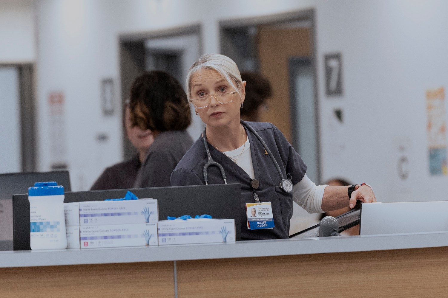 Katherine LaNasa in 'The Pitt' season two, episode six.