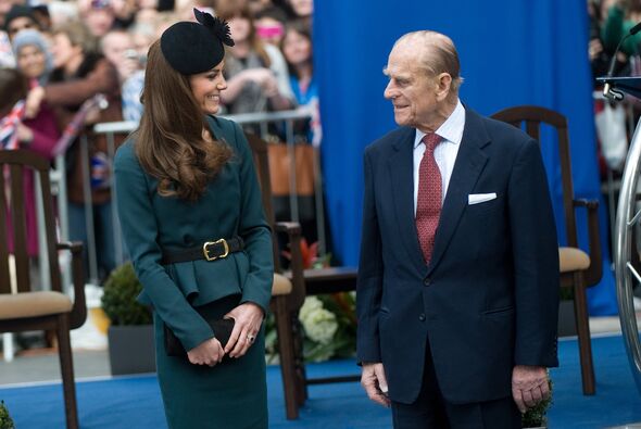 Queen Elizabeth II, Prince Philip, Duke of Edinburgh And Catherine, Duchess of Cambridge Visit Leicester Queen Elizabeth II, Prince Philip, Duke of Edinburgh And Catherine, Duchess of Cambridge Visit Leicester