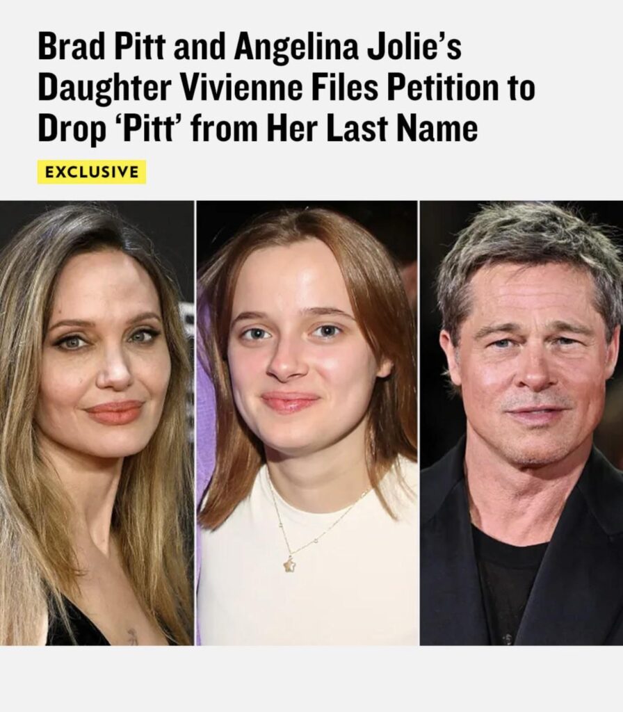 Angelina Jolie’s Daughter Vivienne, 18, Files Petition to Drop ‘Pitt’ from Her Last Name