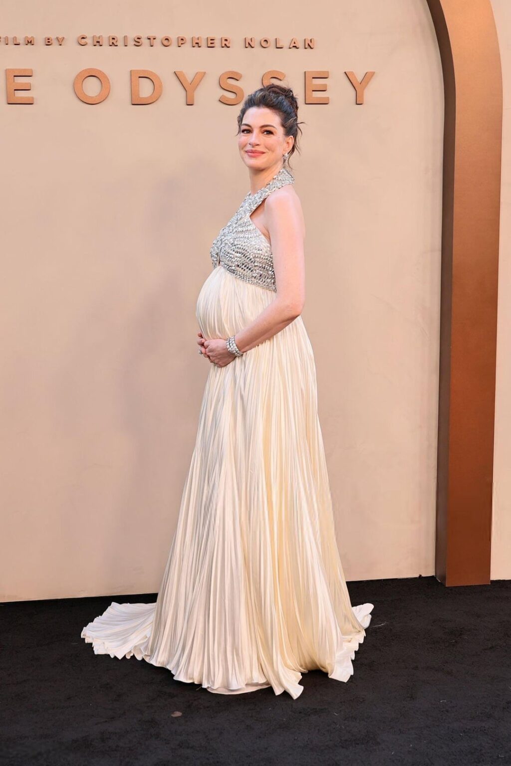 Anne Hathaway at the premiere of "The Odyssey" in New York  (July 14, 2026)