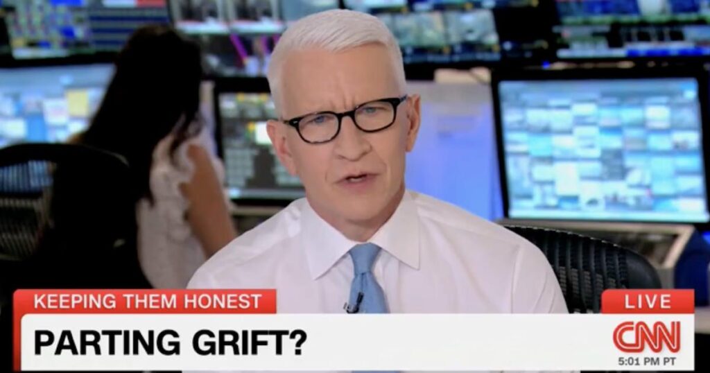 CNN Host Sounds Alarm on Trump’s New Grift Force One | Anderson Cooper pulled no punches when discussing the president’s extravagant gift.