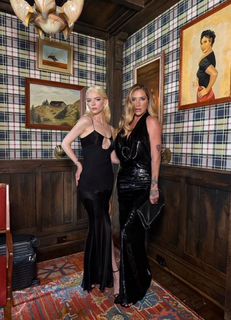 Kesha and Anya Taylor-Joy in new photos from Taylor Swift and Travis Kelce’s wedding