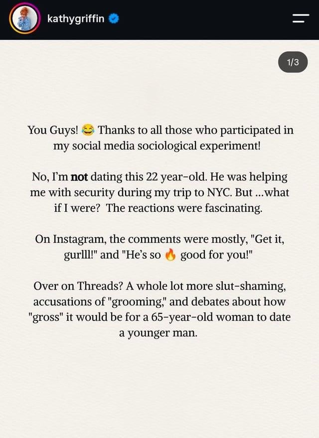 Kathy Griffin was trolling us