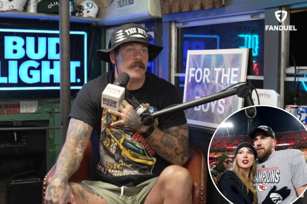 Taylor Lewan reveals angry voice message he deleted after not being invited to Travis Kelce wedding Taylor Lewan reveals angry voice message he deleted after not being invited to Travis Kelce wedding