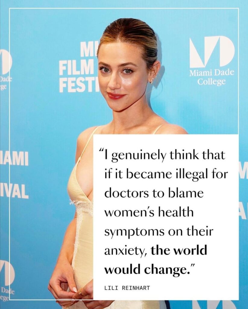 Lili Reinhart on the state of womens’ healthcare