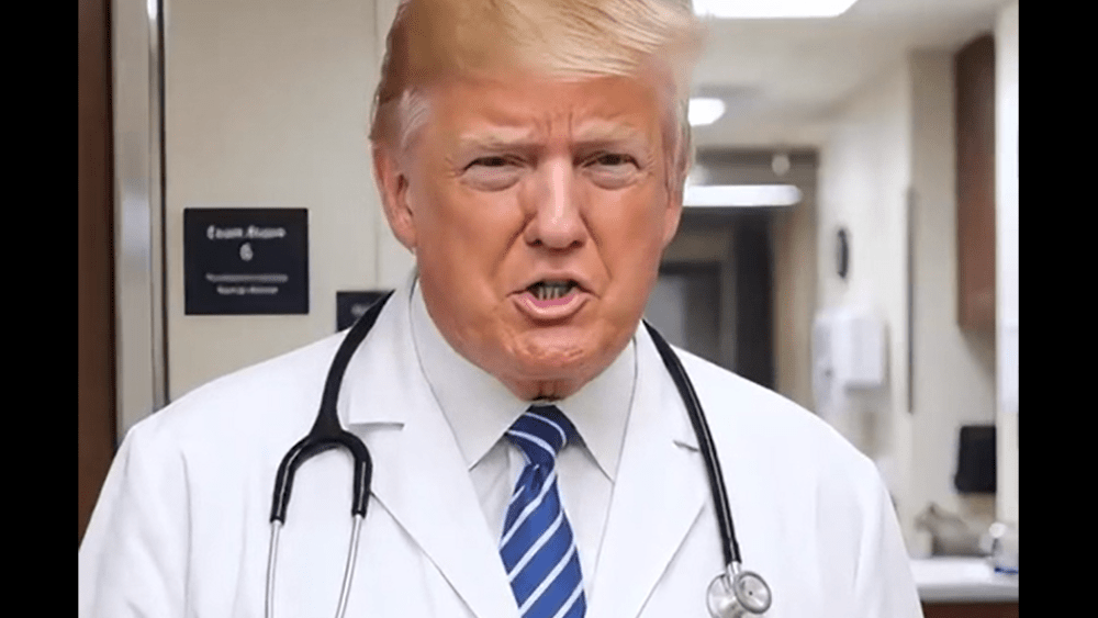 ‘Doctor’ Donald Trump Posts AI Video Dragging Rosie O’Donnell, Whoopi Goldberg, Robert De Niro and More for Suffering From ‘Trump Derangement Syndrome’