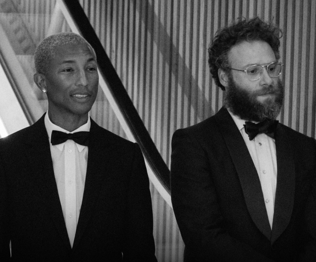 Seth Rogen: Pharrell Williams Would Prefer Not To Be Portrayed As Frustrated Seth Rogen: Pharrell Williams Would Prefer Not To Be Portrayed As Frustrated