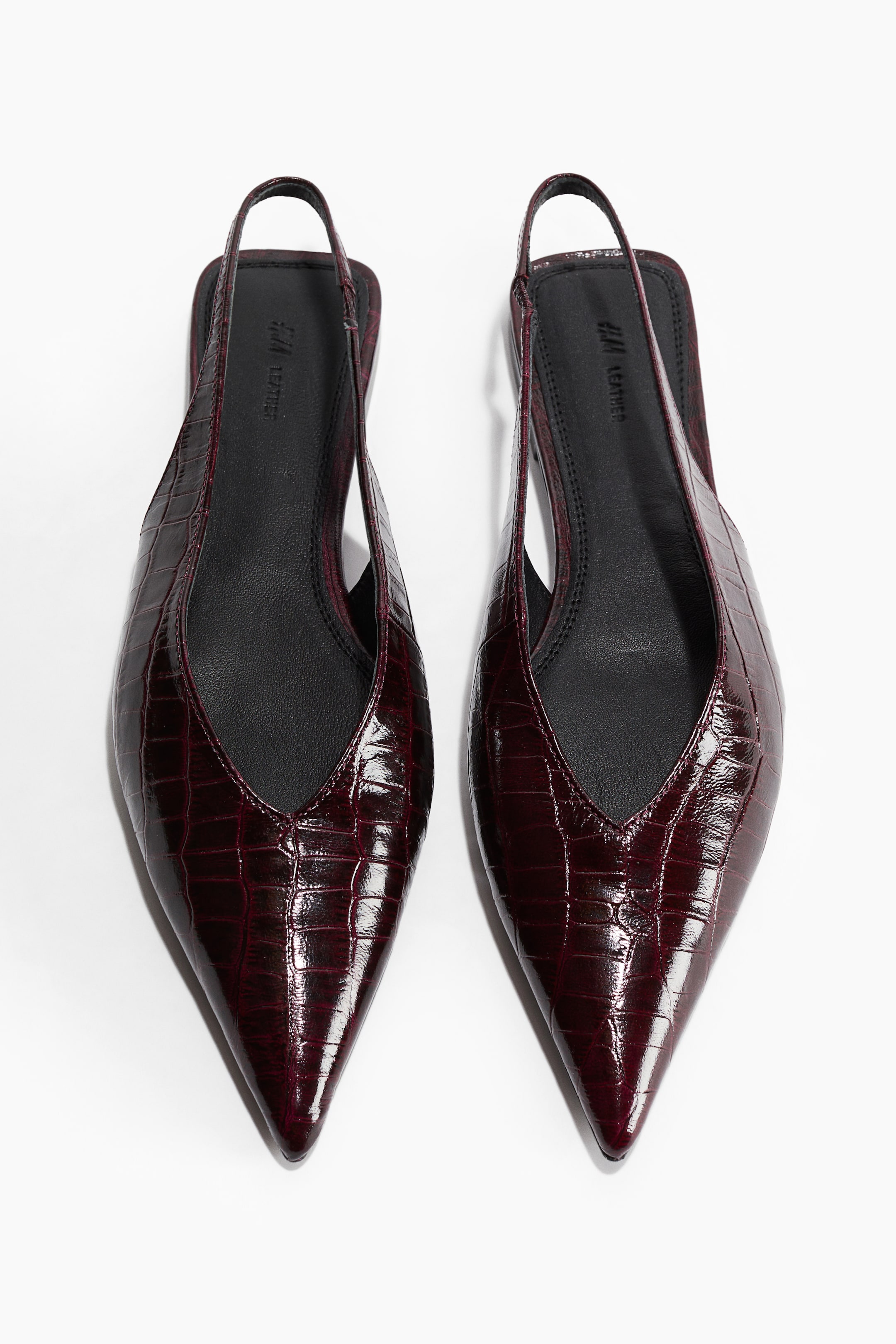 Leather Slingbacks