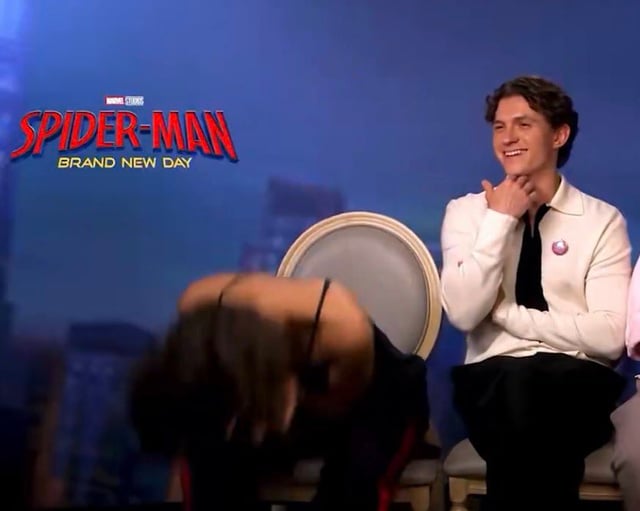 Zendaya laughing at Tom Holland's jokes: A compilation