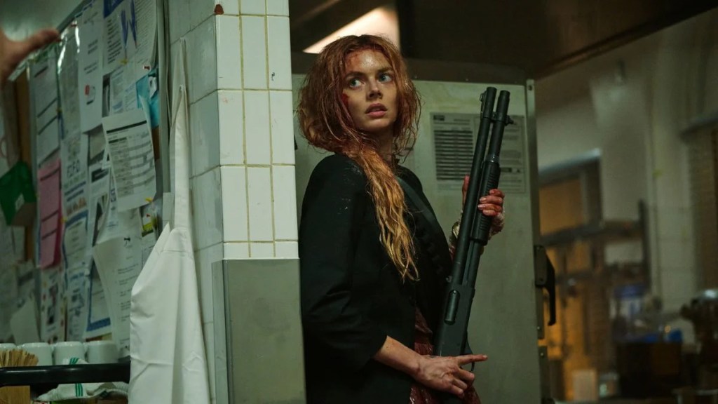 Samara Weaving in READY OR NOT 2: HERE I COME. (Credit: Searchlight Pictures/Pief Weyman)