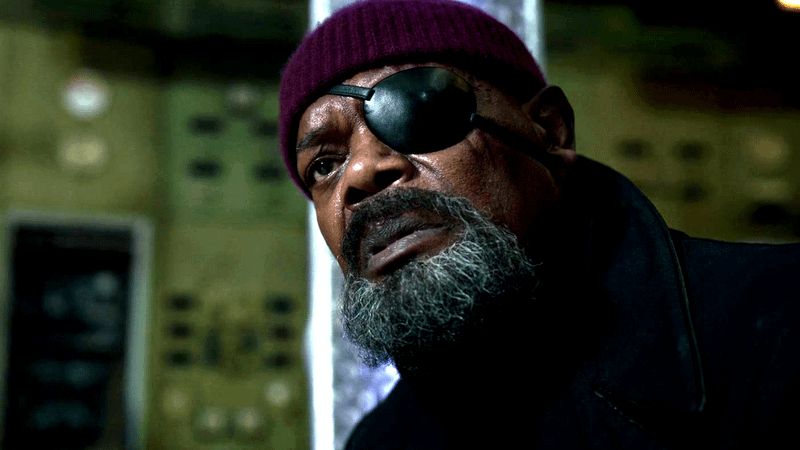 Samuel L. Jackson in Secret Invasion as Nick Fury.
