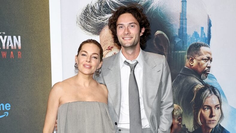 Sienna Miller Oli Green Amazon MGM's "Tom Clancy's Jack Ryan: Ghost War" World Premiere