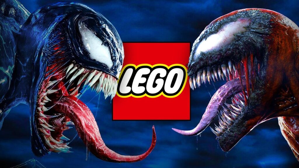 LEGO Reveals First-Ever Set For Sony’s Spider-Man Universe (Photos) Sony's Spider-Man Universe Venom and Carnage, LEGO logo