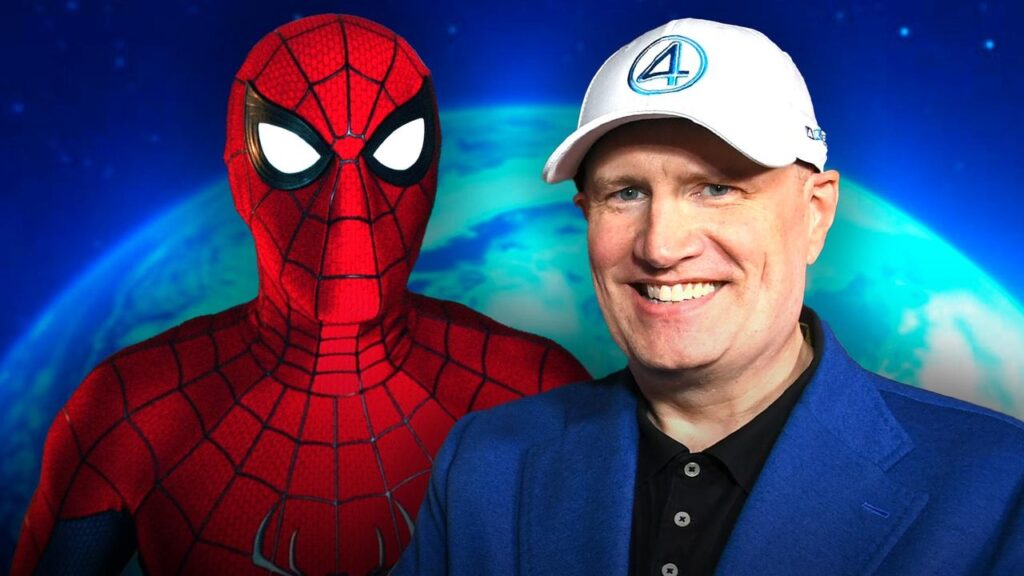 Kevin Feige Confirms Spider-Man: Brand New Day Will Have A Different End Credits Overseas Spider-Man from Brand New Day, Kevin Feige.