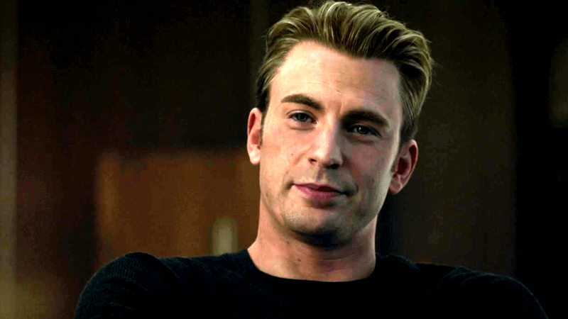 Chris Evans as Steve Rogers in Avengers: Endgame.