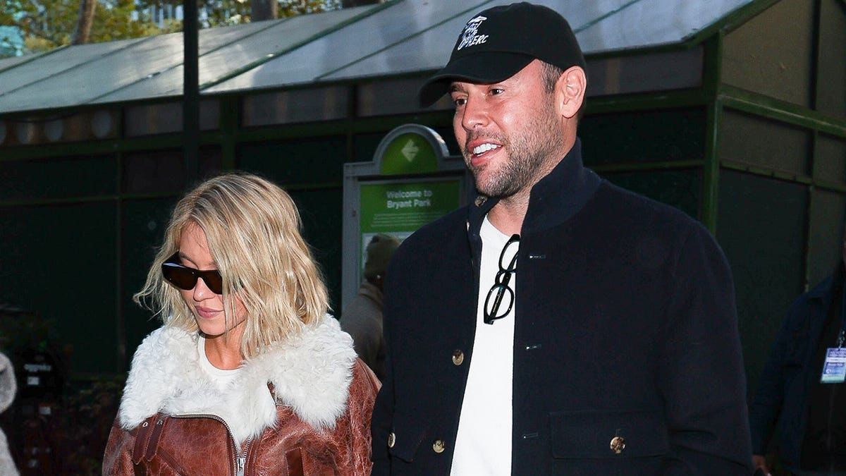 Sydney Sweeney and Scooter Braun in New York City in November 2025.